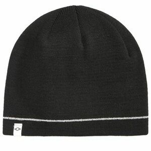Men’s Alfani Black Knit Warm Beanie with Reflective Stripe Stitching